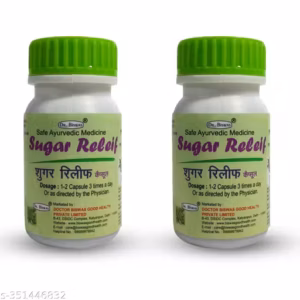 DrBISWAS SUGAR RELIEF CAPS 1 CAPSULE(PACK OF2) 3 TIMES A DAY BEFORE MEALULE 1